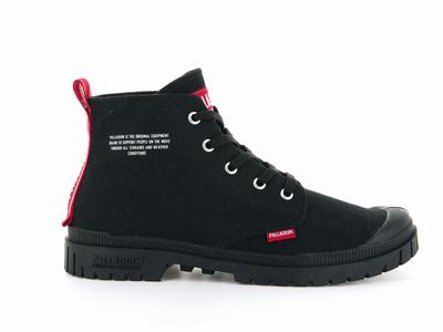 Botas Palladium PAMPA SP20 DARE Hombre Negras | Chile-57984