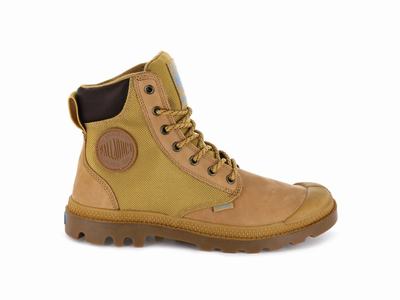 Botas Palladium PAMPA SPORT CUFF WPN Hombre Doradas | Chile-47306