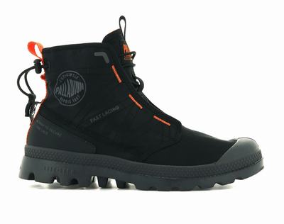 Botas Palladium PAMPA TRAVEL LITE Mujer Negras | Chile-70938