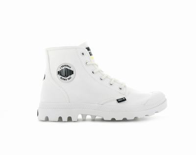 Botas Palladium SMILEY ® PAMPA HI BE KIND Hombre Blancas | Chile-16479