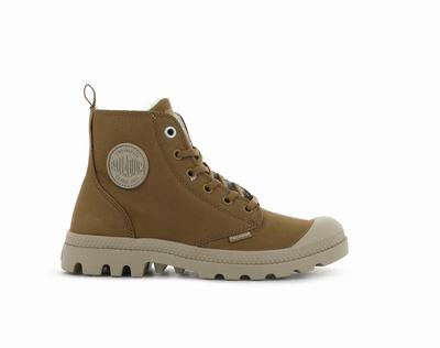 Botas de Invierno Palladium PAMPA HI ZIP WL Mujer Marrones | Chile-28647