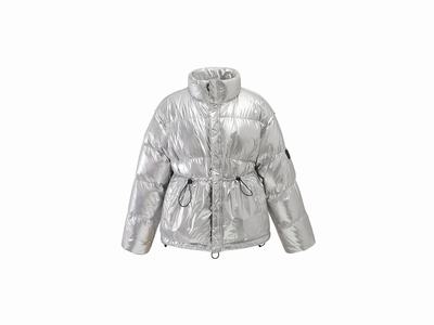 Chaquetas Palladium DOWN JACKET Mujer Plateadas | Chile-91206