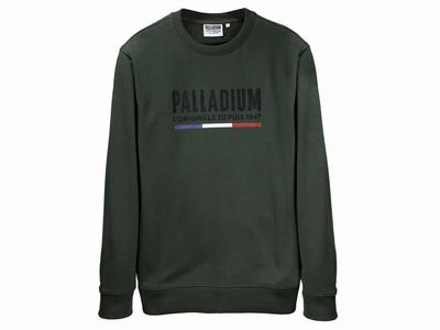 Sudaderas Palladium PALLADIUM CREW NECK2 Mujer Verde Menta | Chile-76942