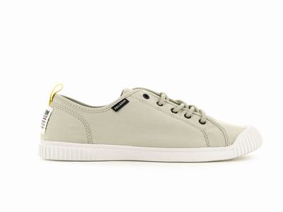 Zapatillas Palladium EASY LACE CANVAS Mujer Dune | Chile-37589