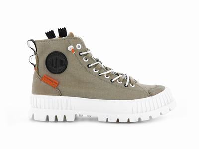 Zapatillas Palladium PALLASHOCK BACK ZIP Mujer Dune | Chile-31495