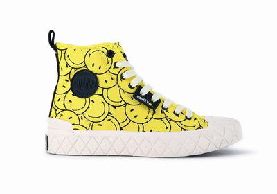 Zapatillas Palladium PALLA ACE OVERSMILEY Mujer Amarillo | Chile-23560