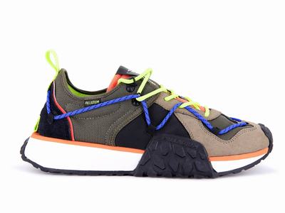 Zapatillas Palladium TROOP RUNNER LACE IT Mujer Verde Oliva | Chile-73280