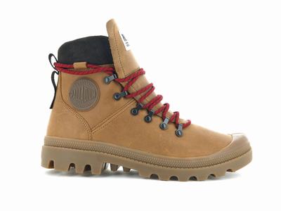 Zapatos Altas Palladium LEGION HIKER Mujer Marrones | Chile-47258