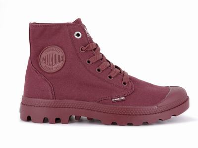 Zapatos Altas Palladium MONO CHROME Hombre Rojas | Chile-39765