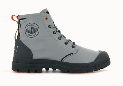 Zapatos Altas Palladium PALLAFIN RECYCLE Hombre Gris Oscuro | Chile-61549