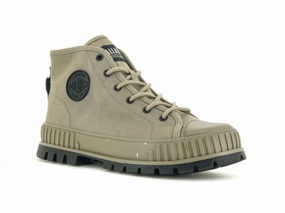 Zapatos Altas Palladium PALLASHOCK SUPPLY Mujer Dune | Chile-85196