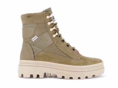 Zapatos Altas Palladium PALLATROOPER TACTICAL Hombre Verde Oliva | Chile-62049