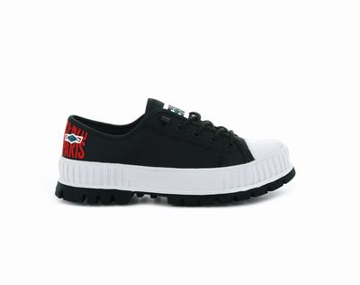 Zapatos Bajos Palladium PALLASHOCK LOW BY KENZO Hombre Negras | Chile-25907