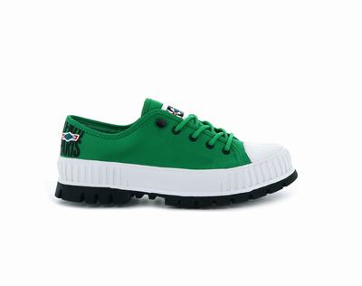 Zapatos Bajos Palladium PALLASHOCK LOW BY KENZO Hombre Verde | Chile-36192