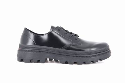 Zapatos Bajos Palladium PALLATROOPER OX-1 Hombre Negras | Chile-91768